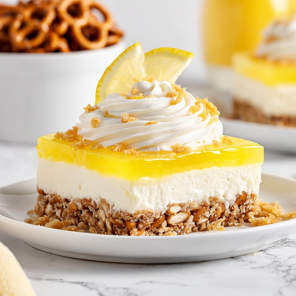 Lemon Pretzel Dessert Recipe - Recipe Image