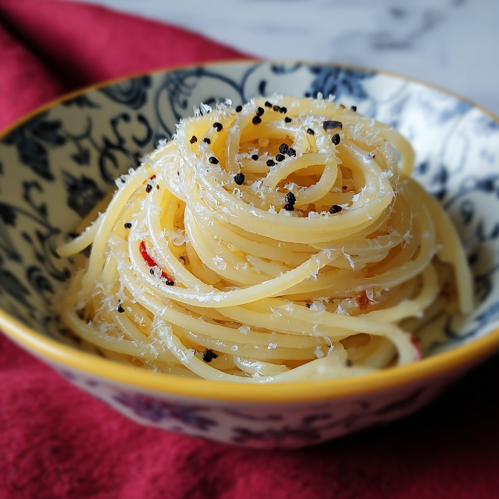 Spaghetti Cacio e Pepe Recipe - Recipe Image