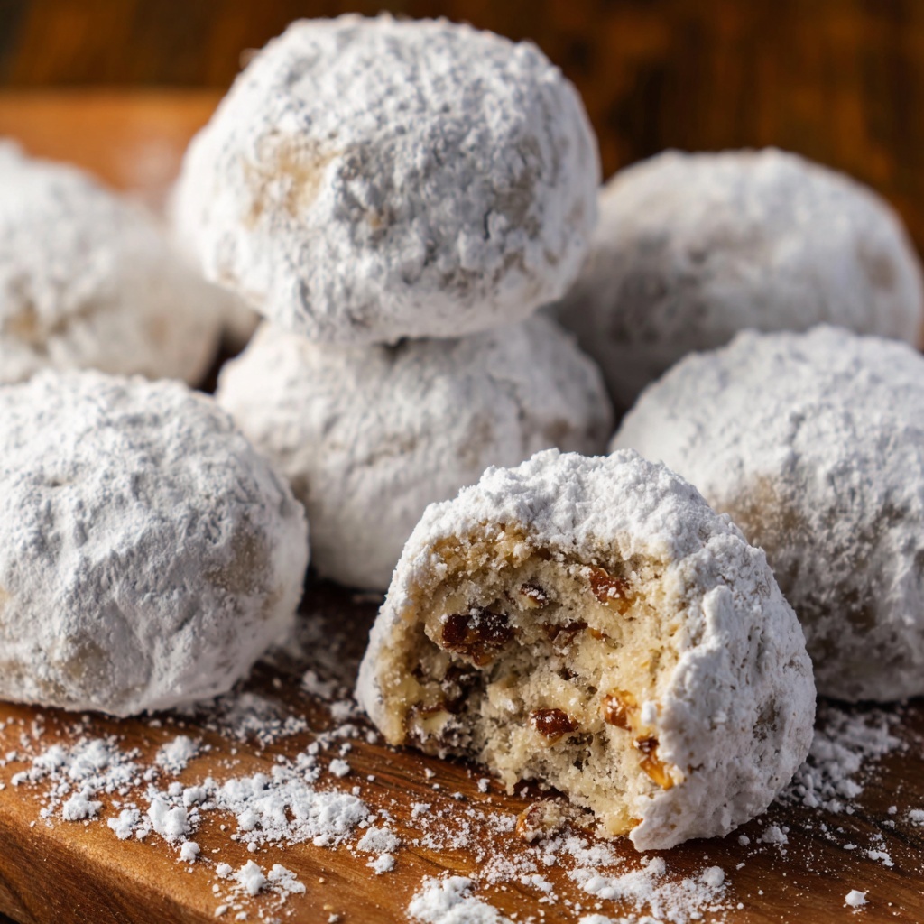 Pecan Cookie Balls Recipe - Recipe Image