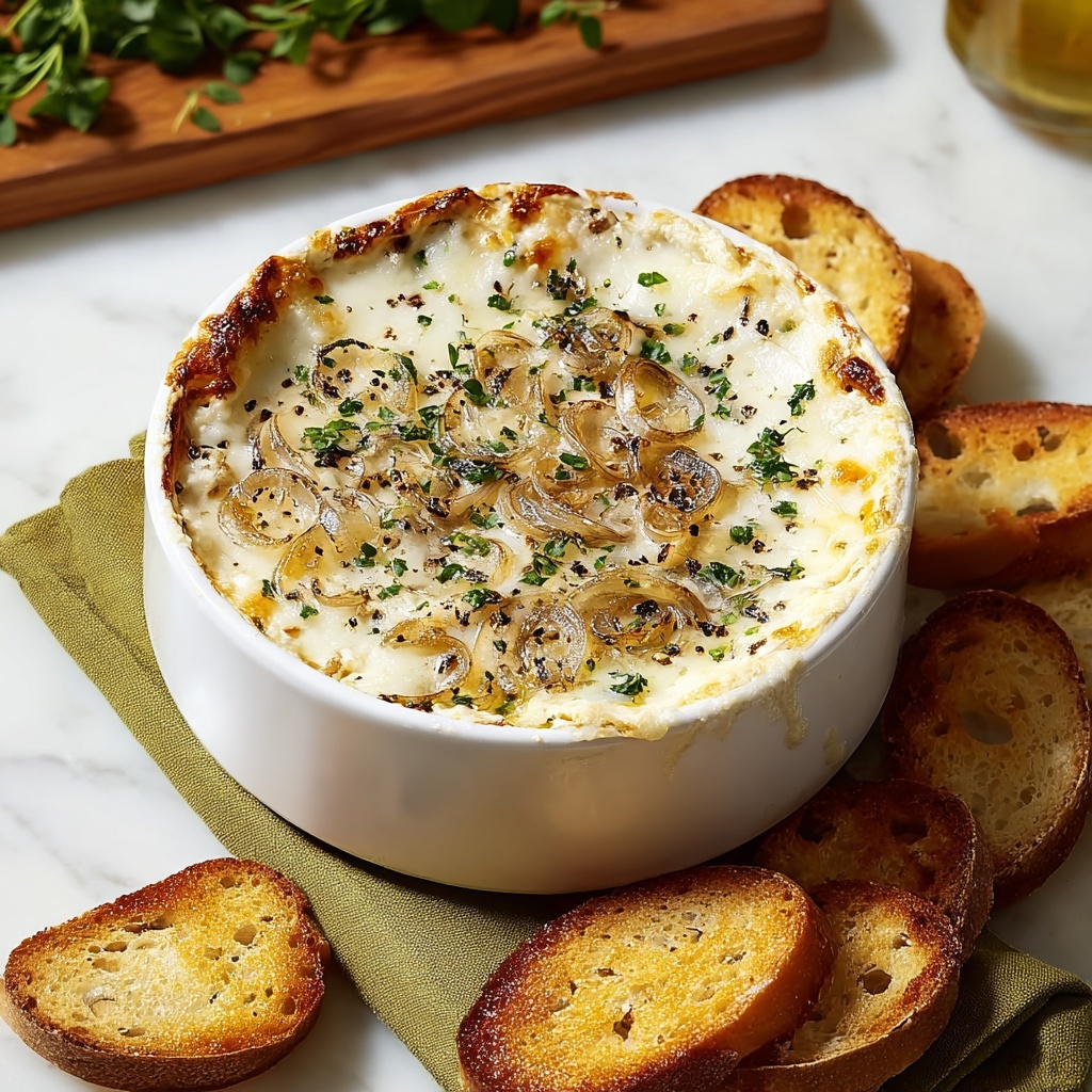 Homemade French Onion Dip From Scratch Recipe - Recipe Image