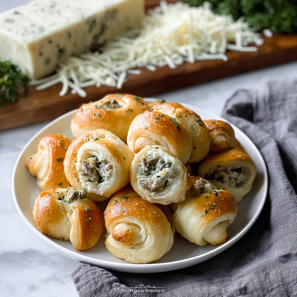 Sausage Cream Cheese Crescent Rolls Recipe - Recipe Image