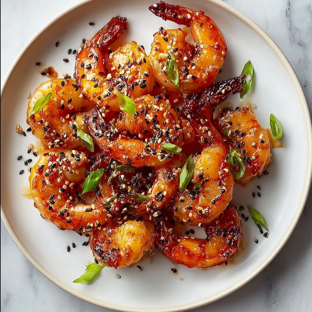 Sweet & Spicy Gochujang Shrimp Recipe - Recipe Image