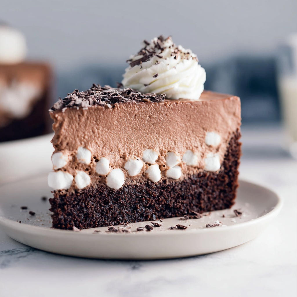 Frozen Hot Chocolate Cheesecake Recipe - Recipe Image