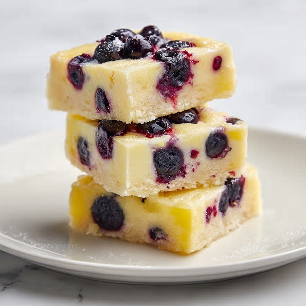 Lemon Blueberry Bars Recipe - Recipe Image