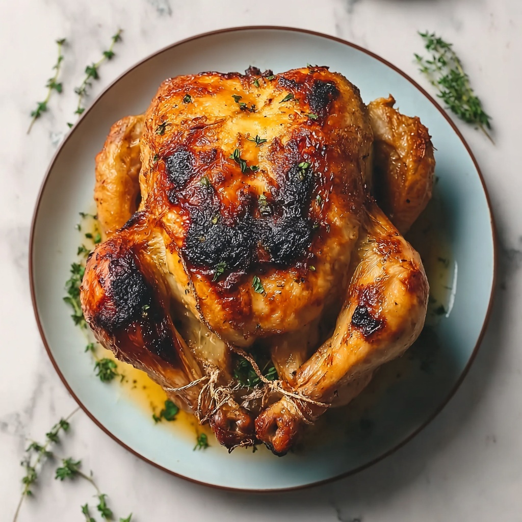 Roast Tarragon Chicken with Crispy Skin Recipe - Recipe Image