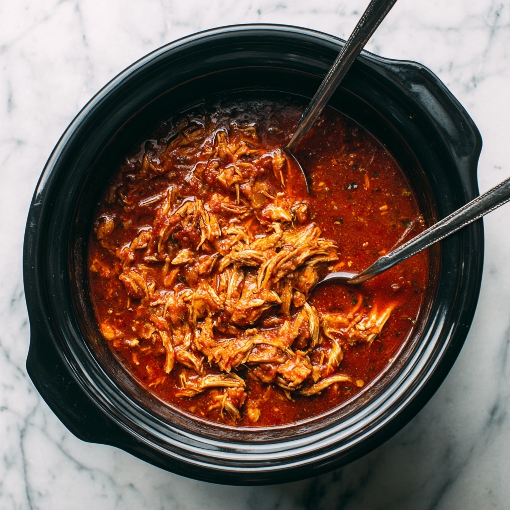 Zesty Slow Cooker Chicken Barbecue Recipe - Recipe Image