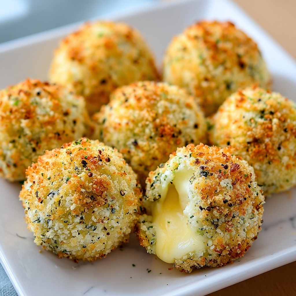 Baked Broccoli Cheese Balls Recipe - Recipe Image
