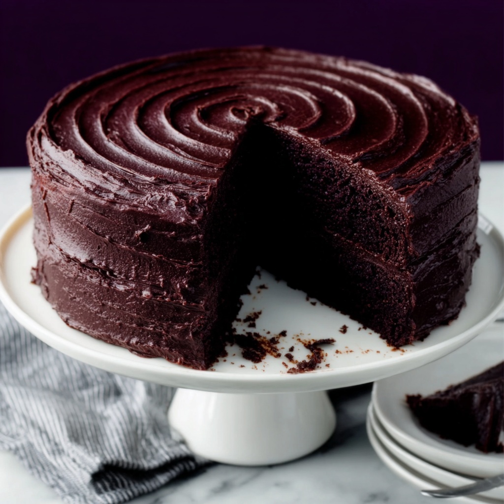 Chocolate Fudge Layered Cake Recipe - Recipe Image