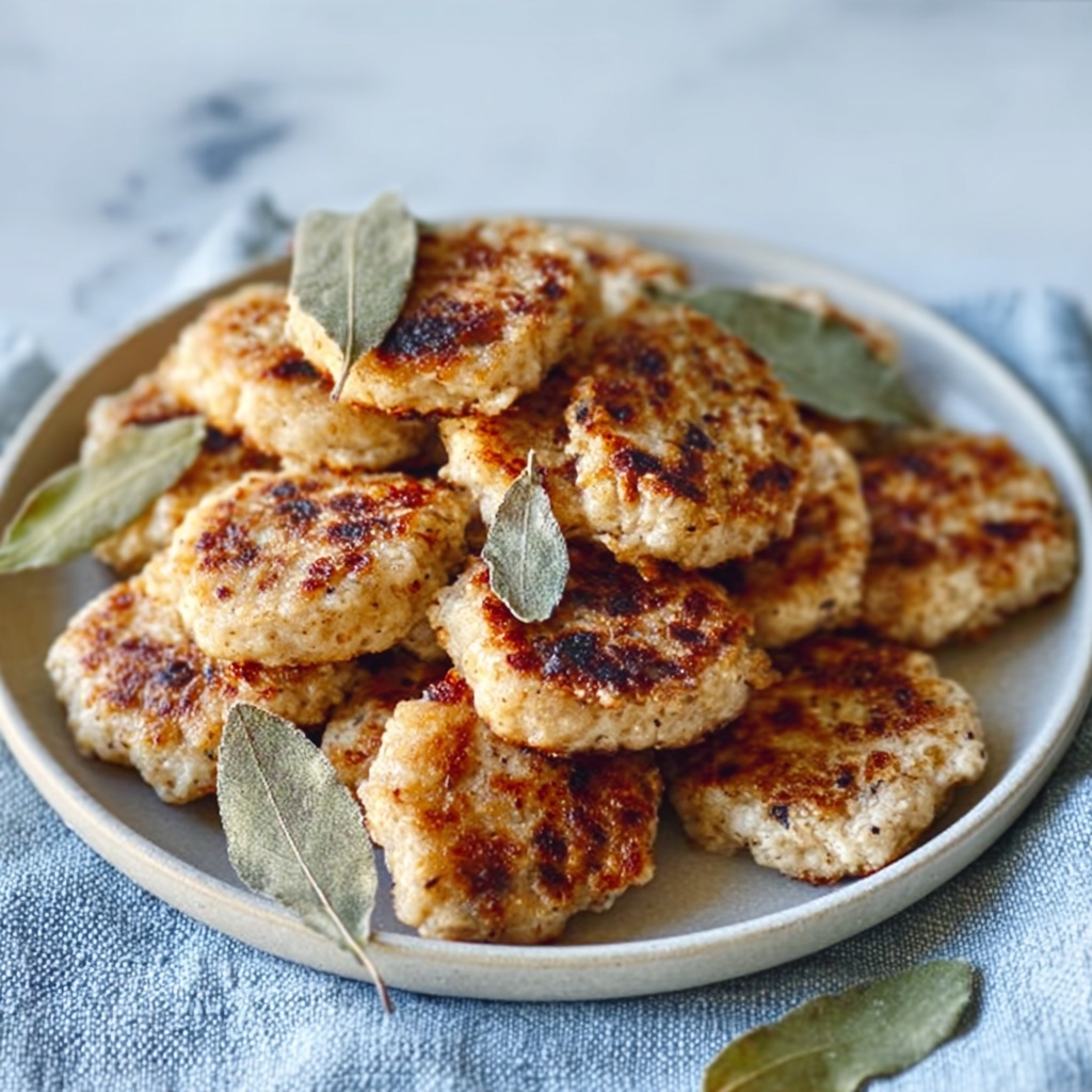 Homemade Ground Chicken Sausage Patties Recipe - Recipe Image