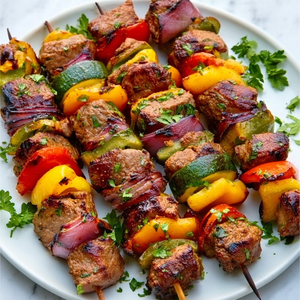 Mediterranean Beef Kabobs Recipe - Recipe Image