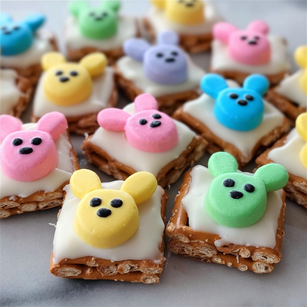 Easter Bunny Pretzels Recipe - Recipe Image