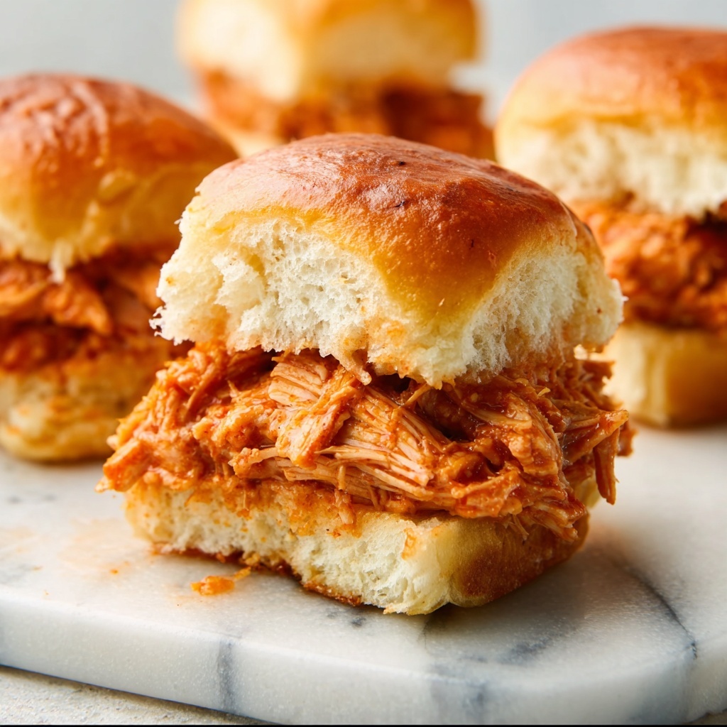 Buffalo Chicken Sliders Recipe - Recipe Image