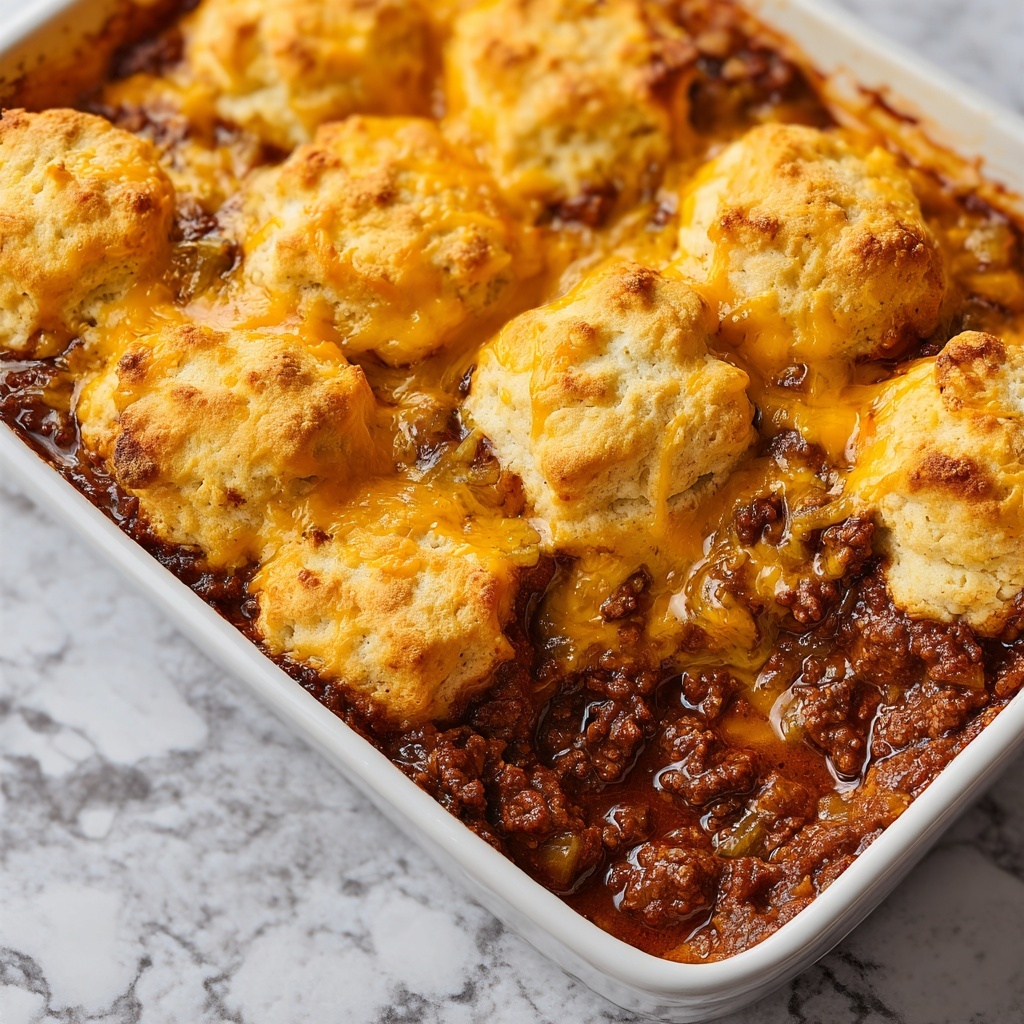 Sloppy Joe Bubble Up Casserole Recipe - Recipe Image
