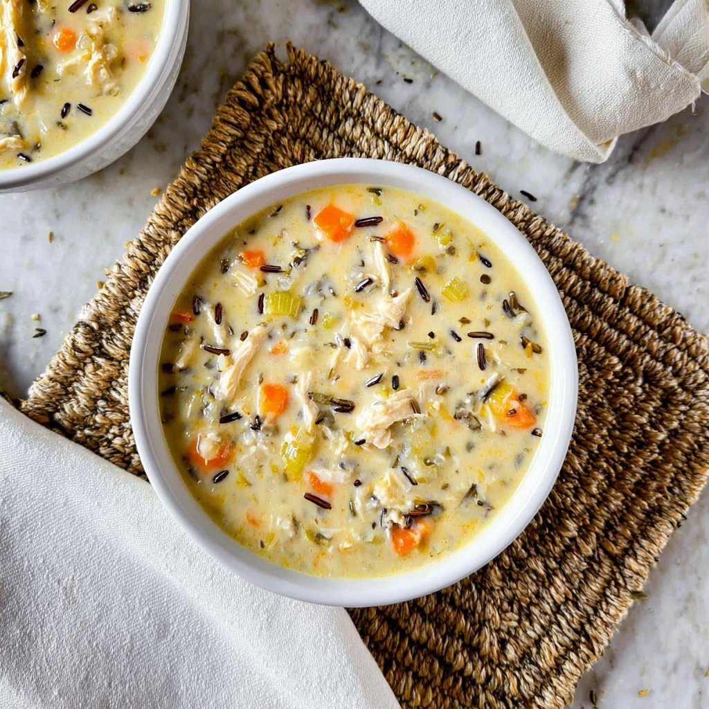 Creamy Chicken Wild Rice Soup Recipe - Recipe Image
