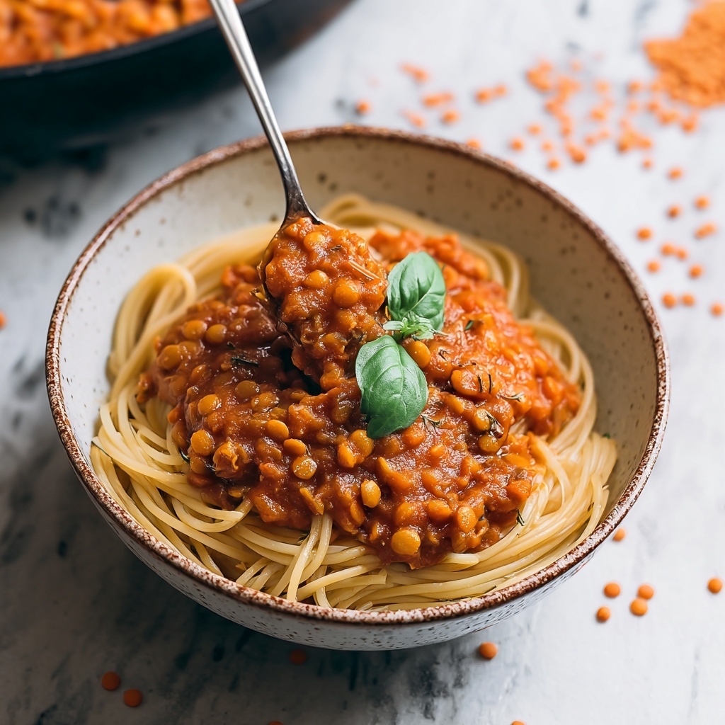 Red Lentil Pasta Sauce Recipe - Recipe Image