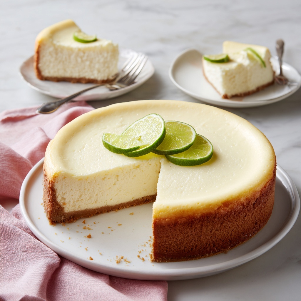 Key Lime Cheesecake Recipe - Recipe Image