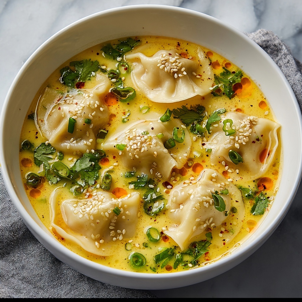 Curry Dumpling Soup: A Warm and Spicy Delight! Recipe - Recipe Image