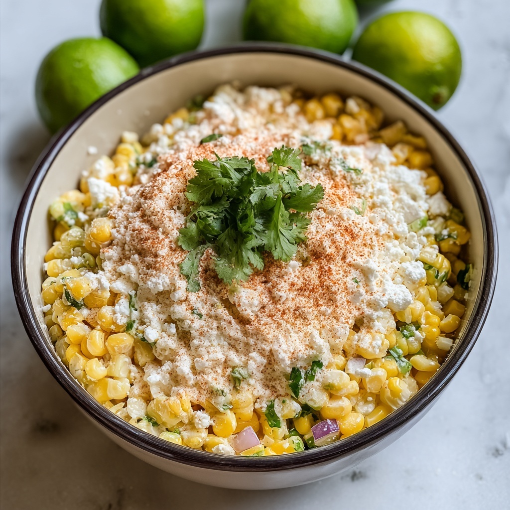 Easy Mexican Street Corn Salad Recipe - Recipe Image
