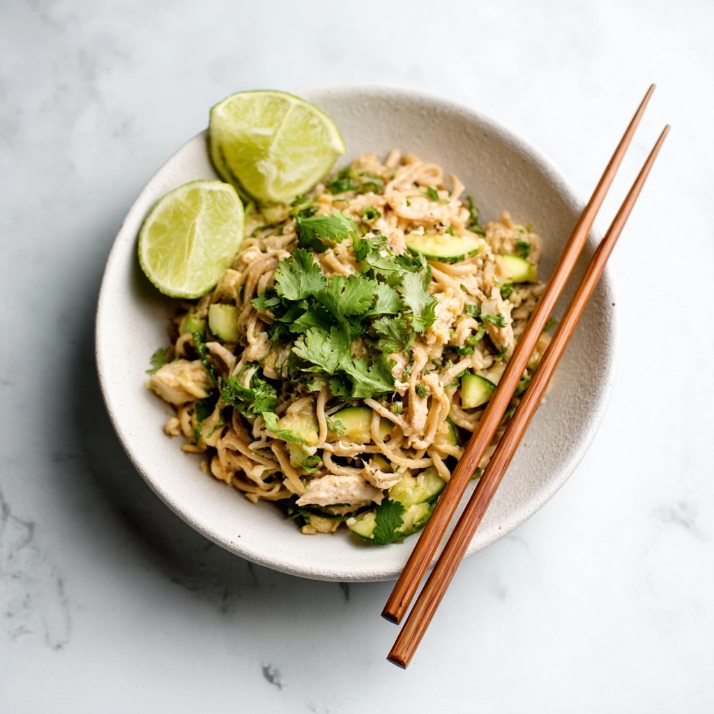 Spicy Peanut Noodles with Cucumber Recipe - Recipe Image