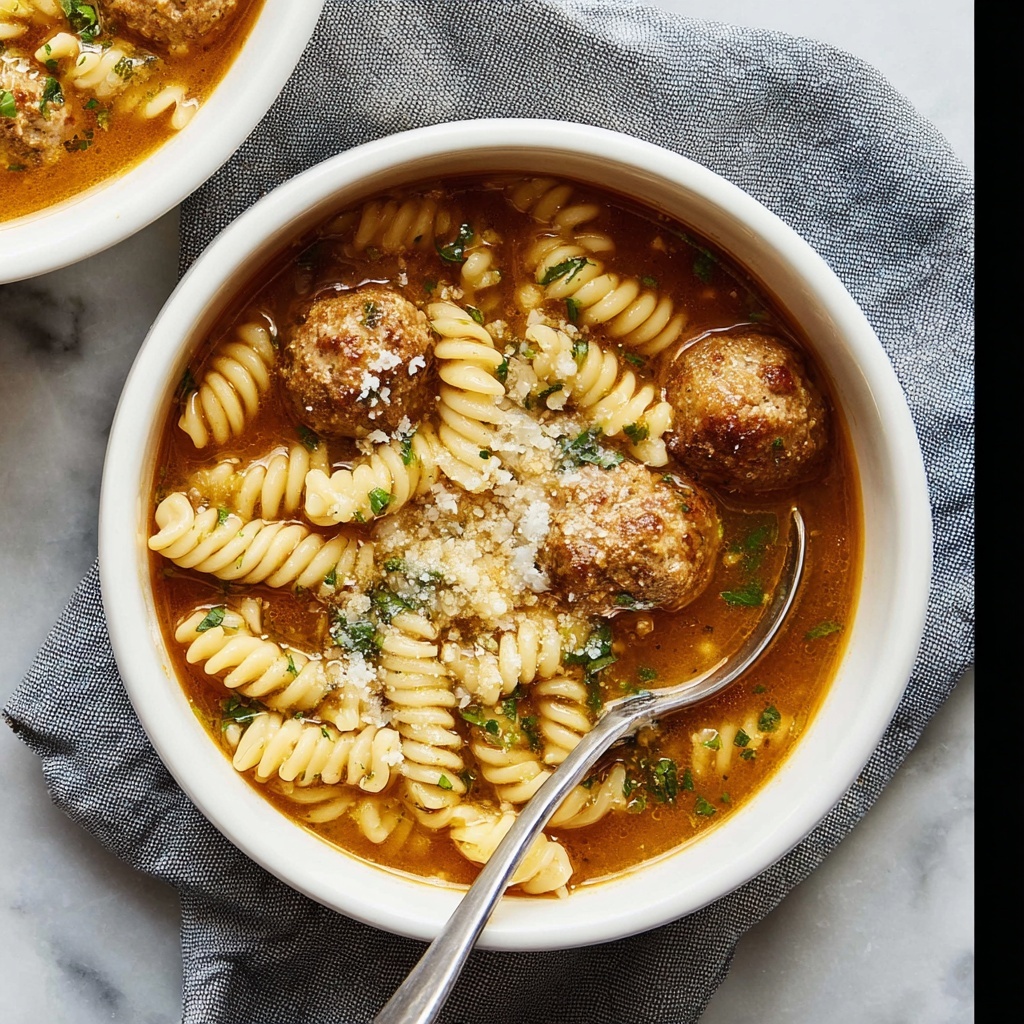 Short-Cut Italian Meatball Soup Recipe - Recipe Image