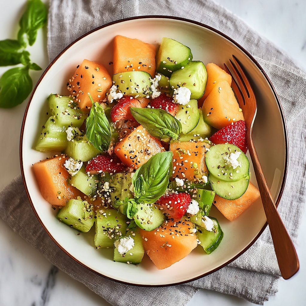 Refreshing Summer Melon Salad Recipe - Recipe Image