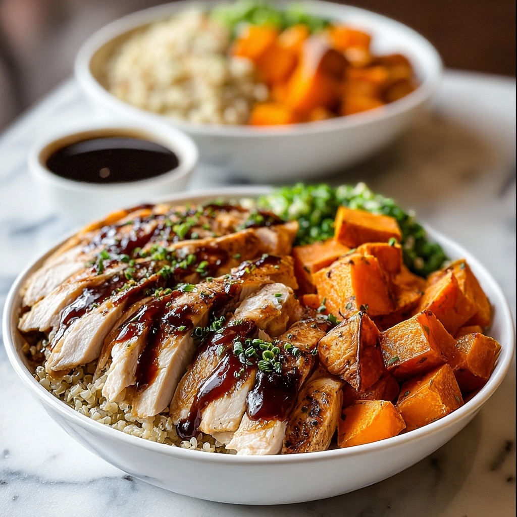 BBQ Chicken Sweet Potato Bowls Recipe - Recipe Image