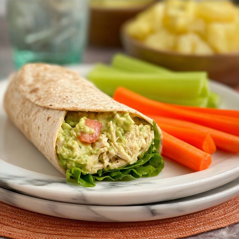Guacamole Chicken Wraps Recipe