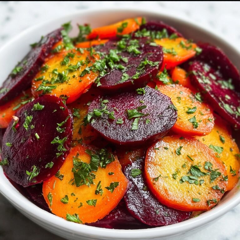 Roasted Beets and Carrots with Maple Vinaigrette Recipe