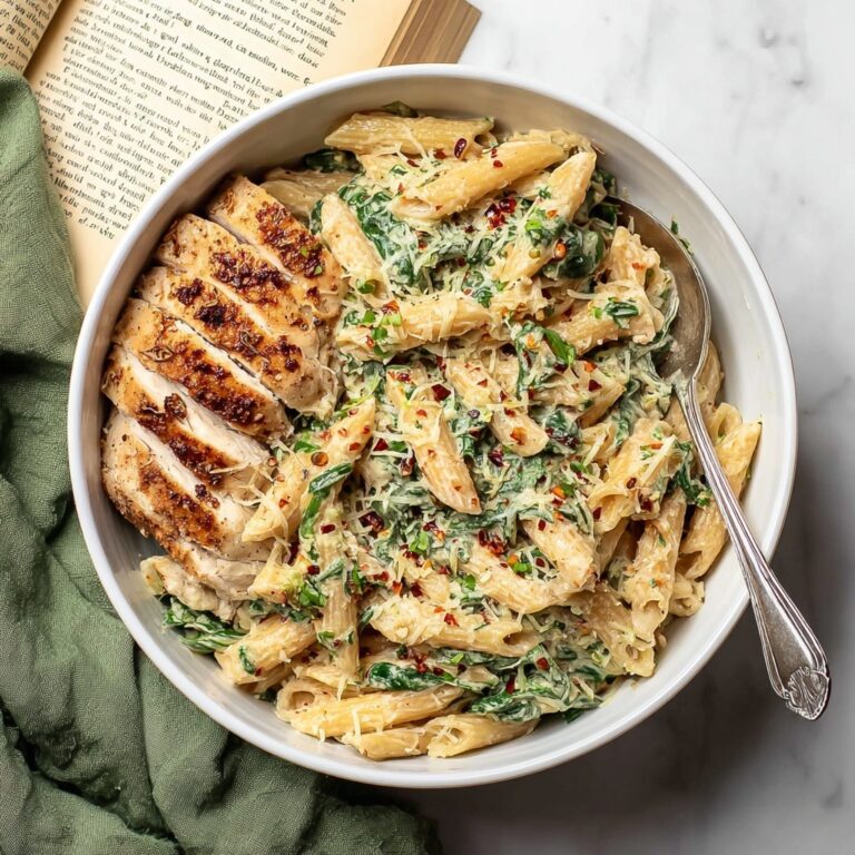 Creamy Parmesan Chicken with Penne Recipe