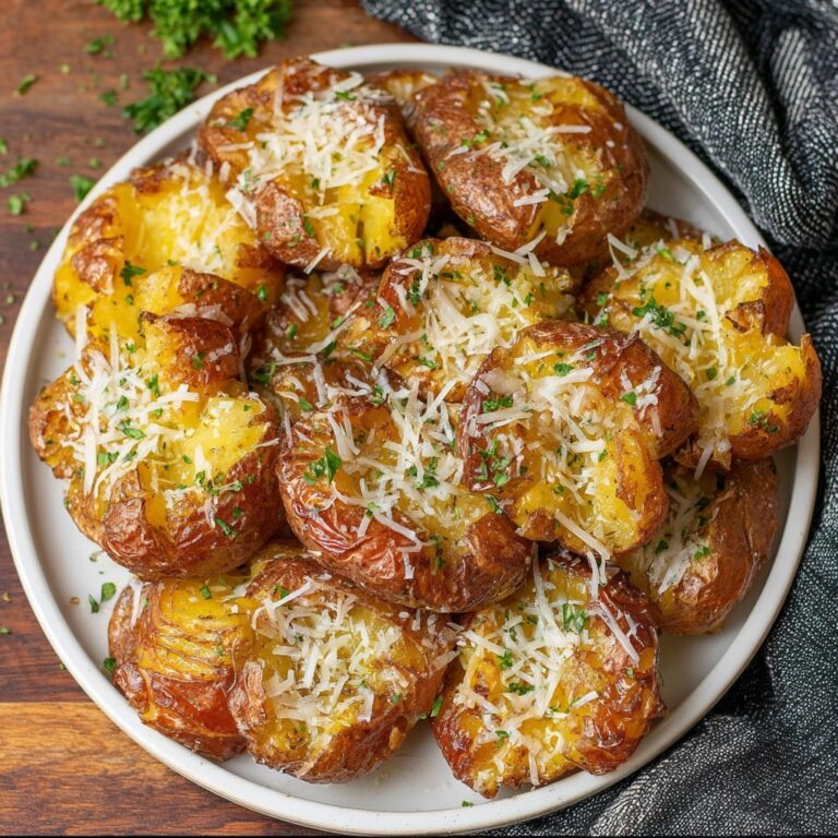 Parmesan Smashed Potatoes Recipe