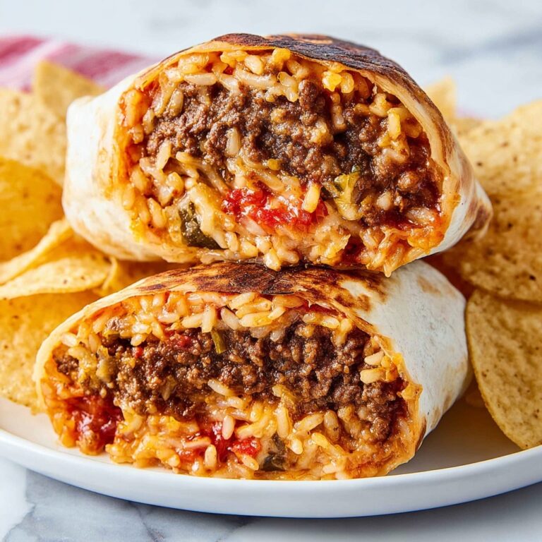 Cheesy Beef Burritos Recipe