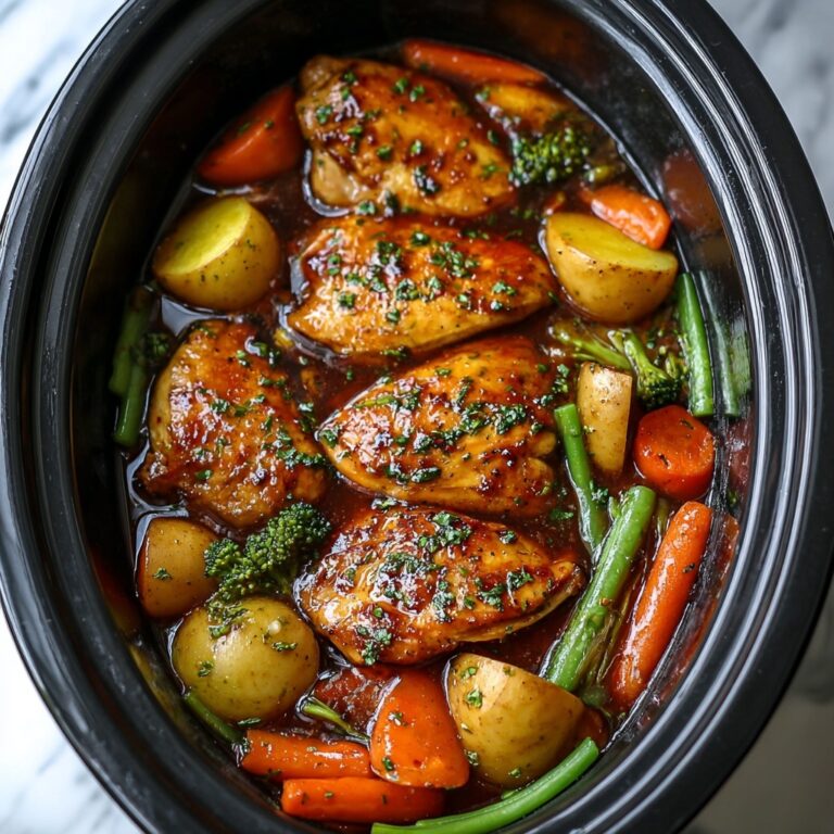 Slow Cooker Honey Garlic Chicken Recipe