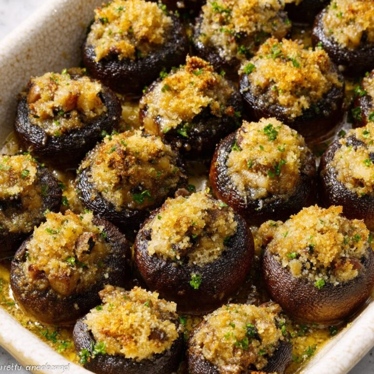 Garlic Butter Roasted Mushrooms Recipe