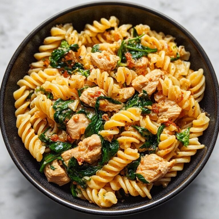 Spicy Tuna Spinach Pasta Recipe