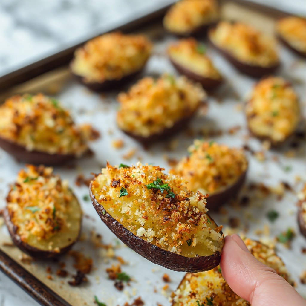 Parmesan Crusted Potatoes Recipe - Recipe Image