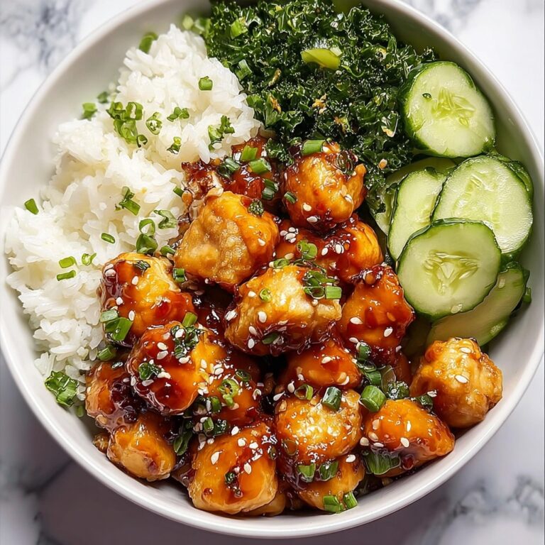 Honey Garlic Chicken Bowl Recipe