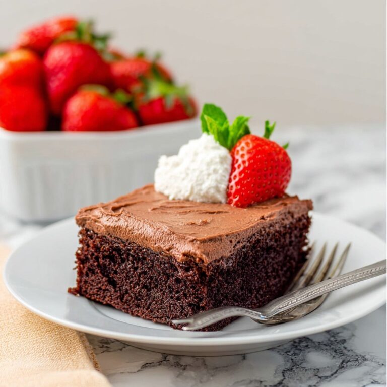 Chocolate Strawberry Pie Cake Recipe