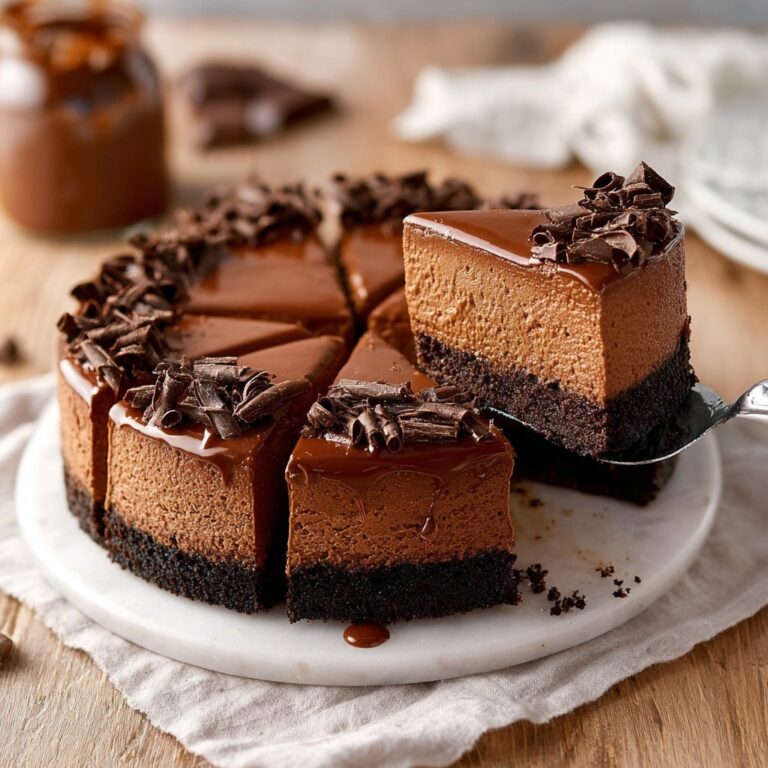 Vegan Chocolate Cheesecake (No Bake, Nut Free) Recipe