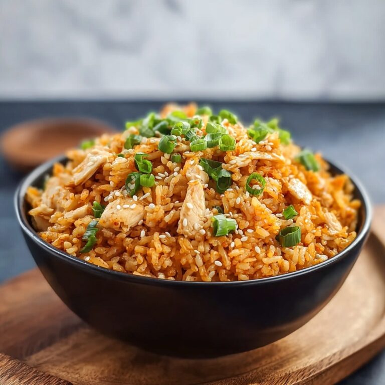 Kimchi Fried Rice with Chicken Recipe