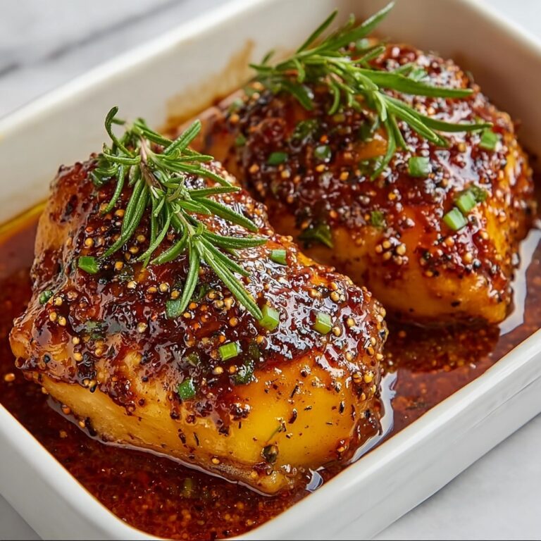 Honey Dijon Rosemary Baked Chicken Recipe