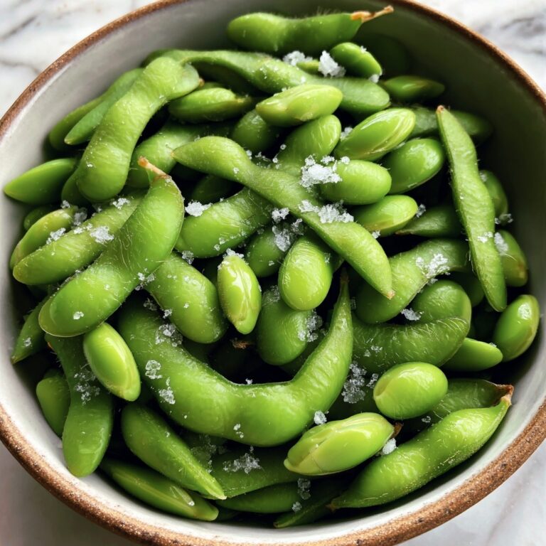 Edamame with Sea Salt and Lemon Recipe