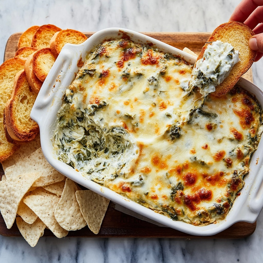 Hot Spinach Artichoke Dip Recipe - Recipe Image