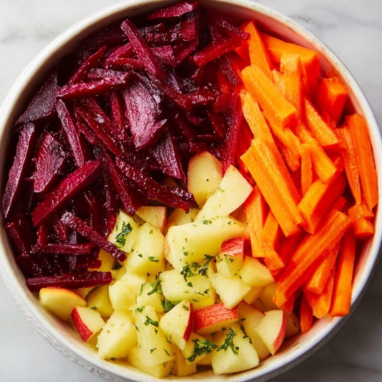 Raw Beet Salad with Apples and Carrots Recipe