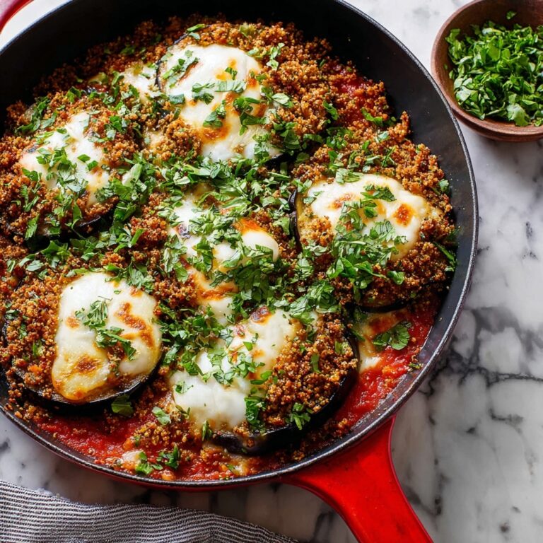 Skillet Eggplant Parmesan Recipe