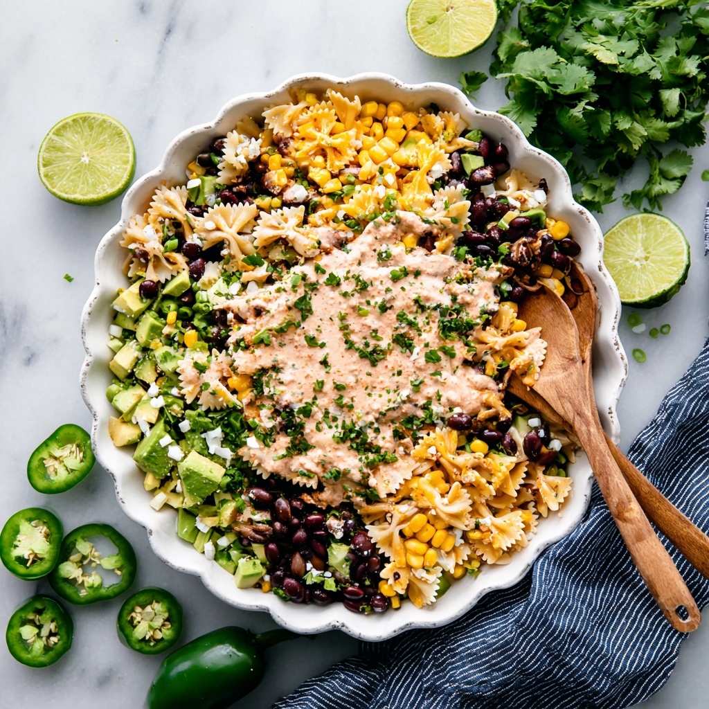 Mexican Street Corn Pasta Salad Recipe - Recipe Image
