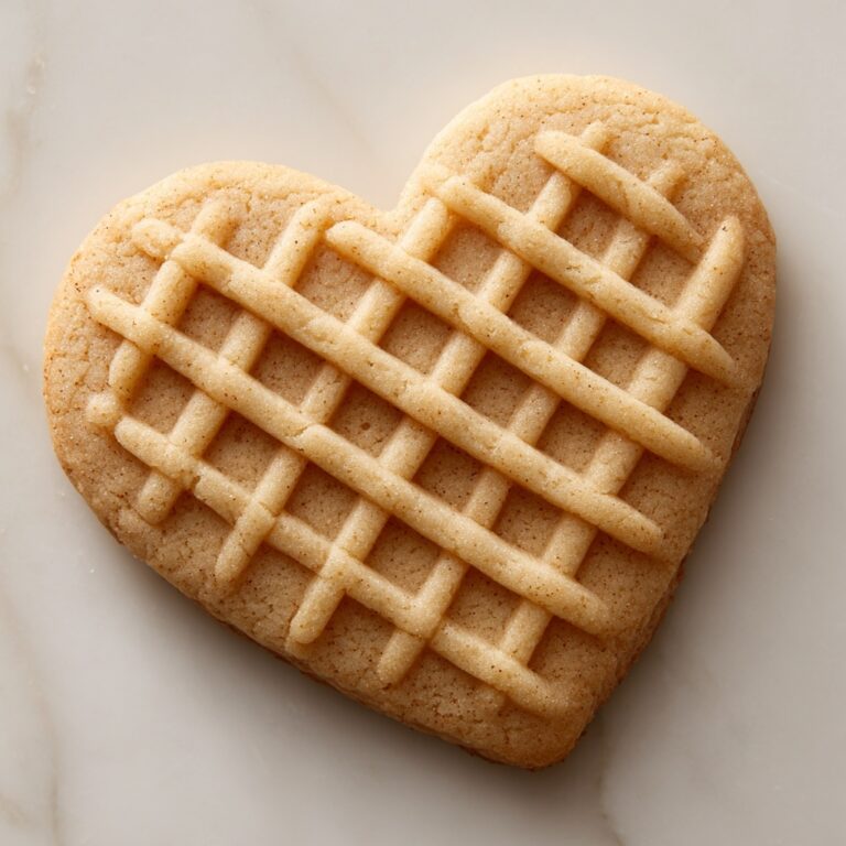 Heart Shaped Peanut Butter Cookies Recipe