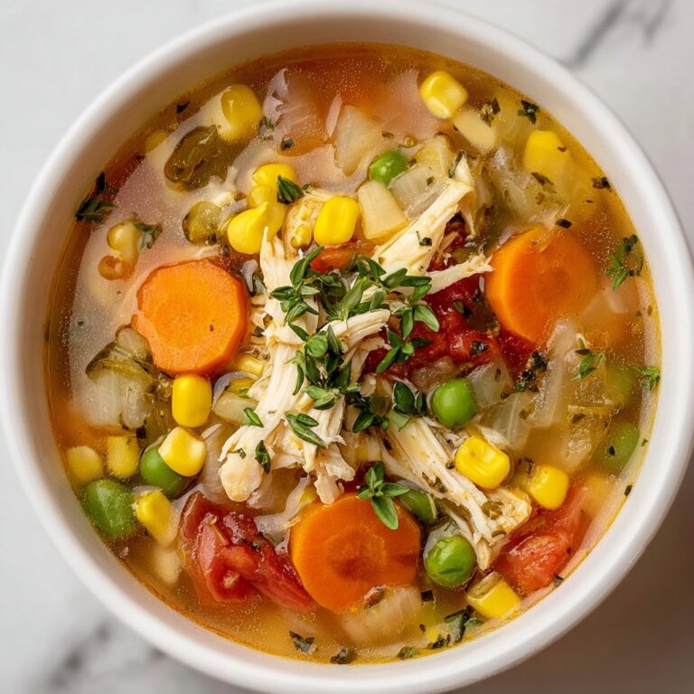 Healthy Chicken Vegetable Soup Recipe