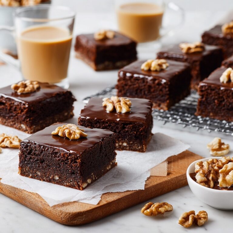 Chocolate Fudge Brownies with Walnuts Recipe