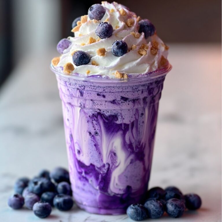 Blueberry Cheesecake Frappuccino Recipe
