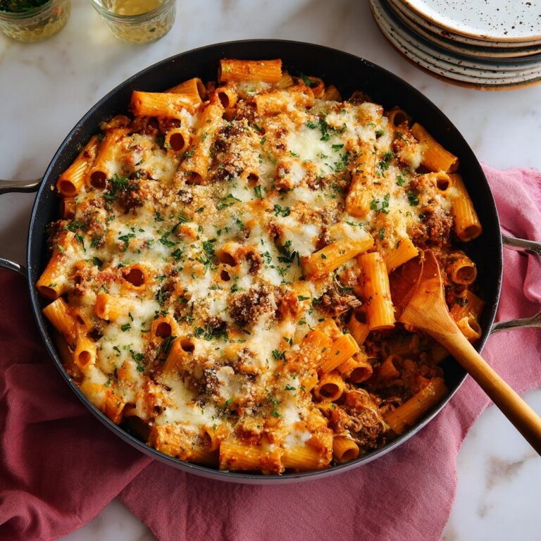 Baked Rigatoni with Sausage and Boursin Cheese Recipe